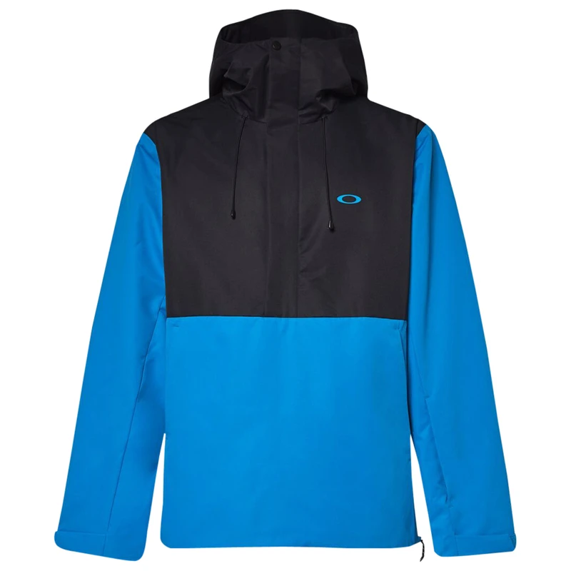 Oakley Mens Elk Grove Anorak (Black/Blue) | Sportpursuit.com