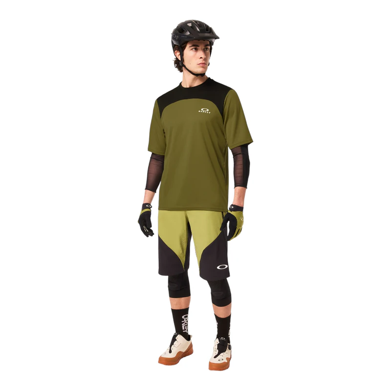Oakley Ridestore Oakley Mens Free Ride SS Short-Sleeve T-Shirt (Green) | Sportpursuit.c