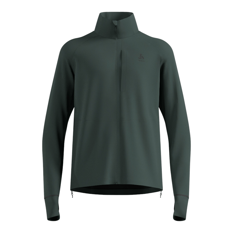 Odlo Mens Zeroweight Pro Warm Reflective Windproof Jacket (Green) | Sp