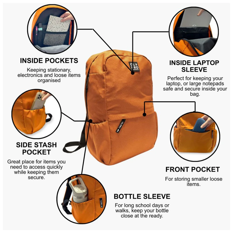 Olpro Waterproof Rucksack Olpro Rucksack 30L Rucksack (Orange) | Sportpursuit.com
