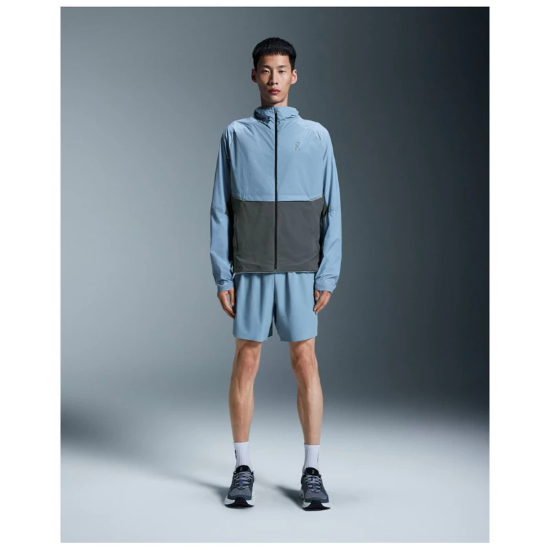 XS オン　On Core Jacket Chambray ランニング On Running Mens Core Jacket (Chambray/Eclipse) | Sportpursuit.com