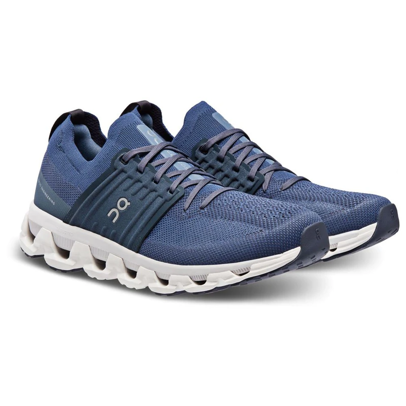 On Running Mens Cloudswift 3 Running Shoes (Denim/Midnight) | Sportpur