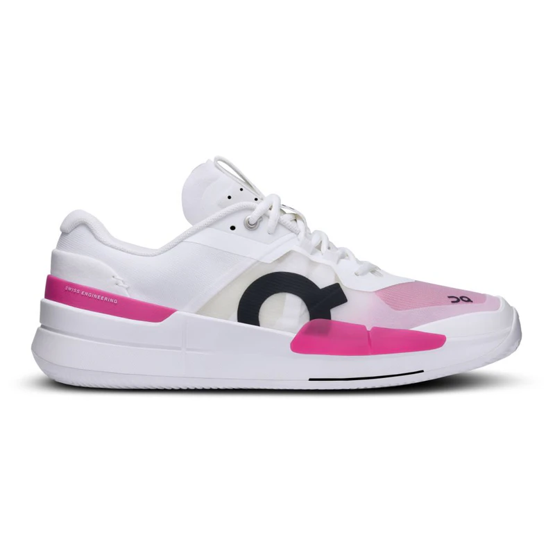 THE ROGER Pro 2 Clay JP28 ホワイト/ピンク On Running Mens THE ROGER Pro 2 Clay Clay Tennis Shoes (White/Pink) |