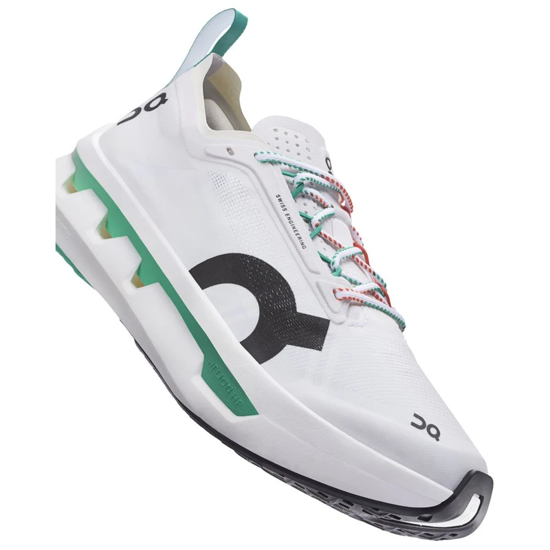 On Running Mens Cloudboom Zone 1 Running Shoes (White/Flame) | Sportpu