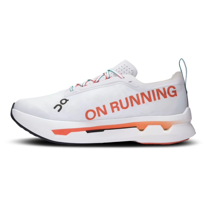 On Running Mens Cloudboom Zone 1 Running Shoes (White/Flame) | Sportpu
