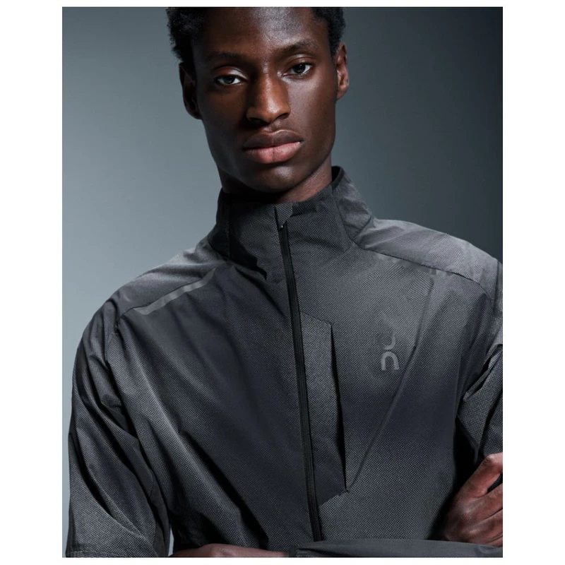 On Running Mens Weather Waterproof Jacket (Black) | Sportpursuit.com