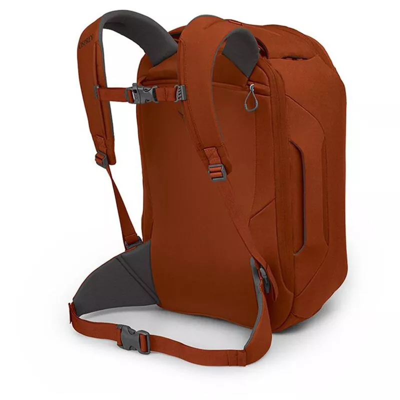 orange osprey computer backpack Nebula Commuter embossed zippered slash pocket safely stows electronics or sunglasses and stretch mesh zippered hipbelt pockets keep smaller essentials at the ready Osprey Talon Pro 20-Mars Orange
