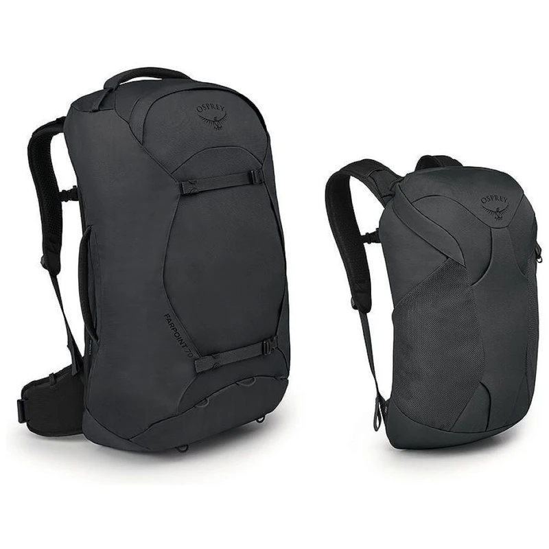 osprey 70l men's backpack Farpoint Travel Backpack, Muted Space Blue : Sports & Outdoors body fit Osprey Mens Farpoint 70L Rucksack