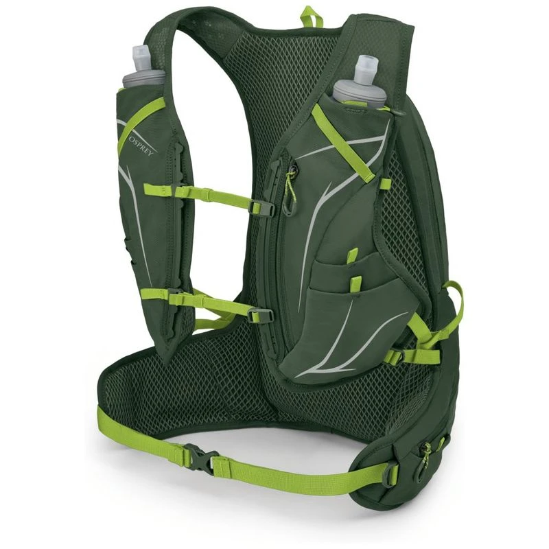 Osprey Duro 15L W-Flasks Daysack (Seaweed Green/Limon) | Sportpursuit.