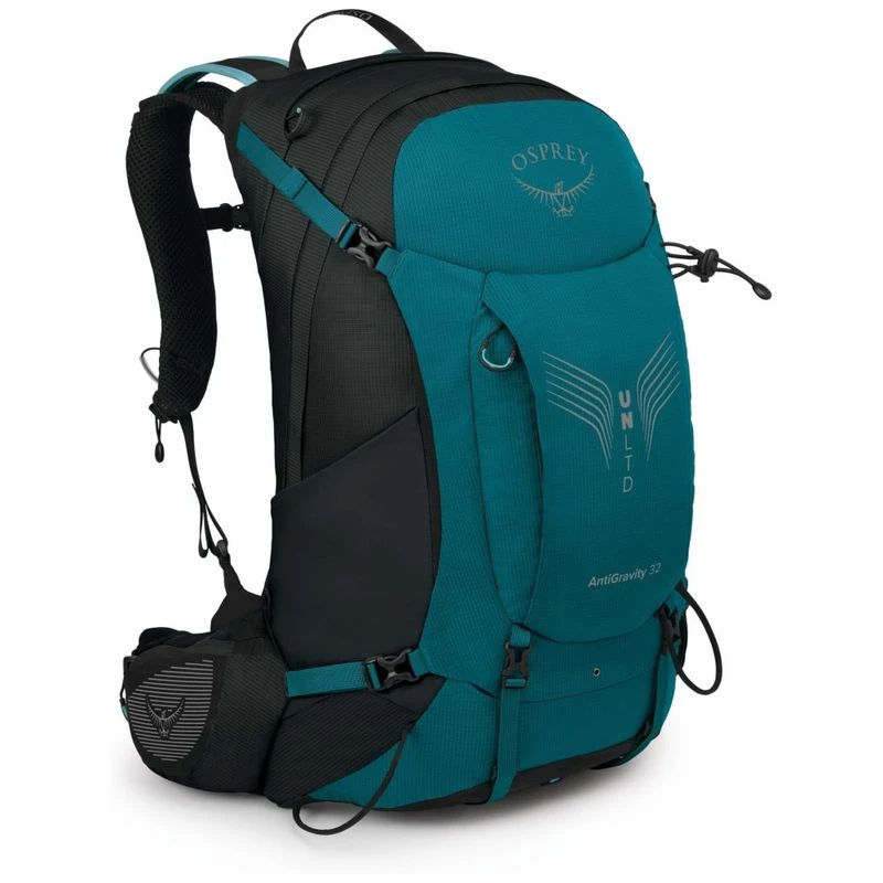 osprey antigravity backpack Women's UNLTD 64 It comes with a FlapJacket for lidless use Osprey Anti-Gravity Suspension Backpack
