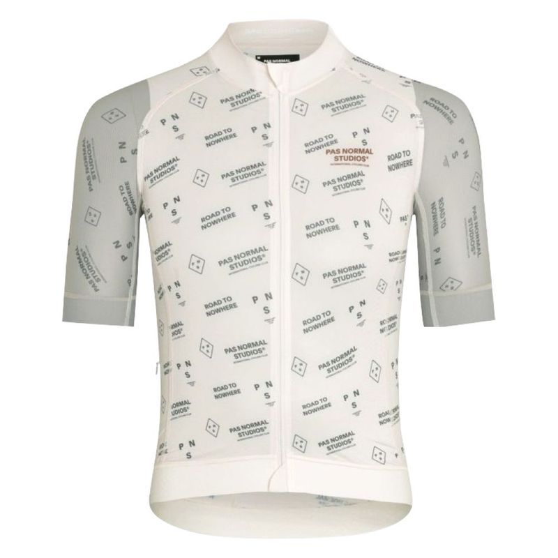 PasNormalStudios Mens Mechanism Late Drop Cycling Jersey (Off White Co