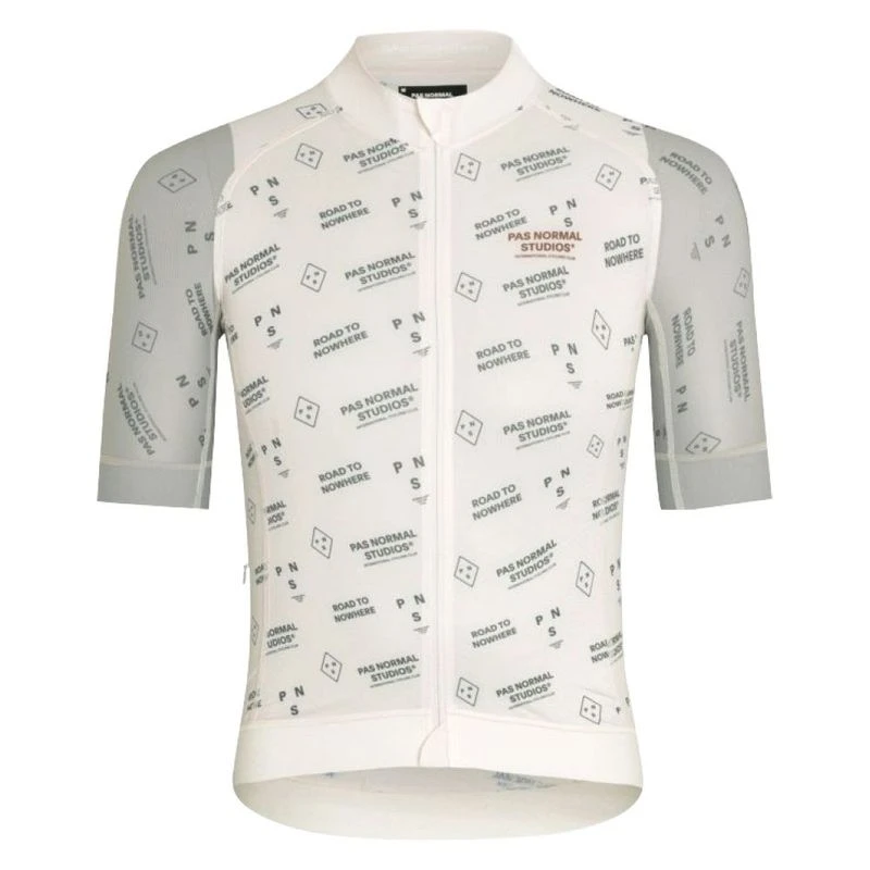 PasNormalStudios Mens Mechanism Late Drop Cycling Jersey (Off White Co