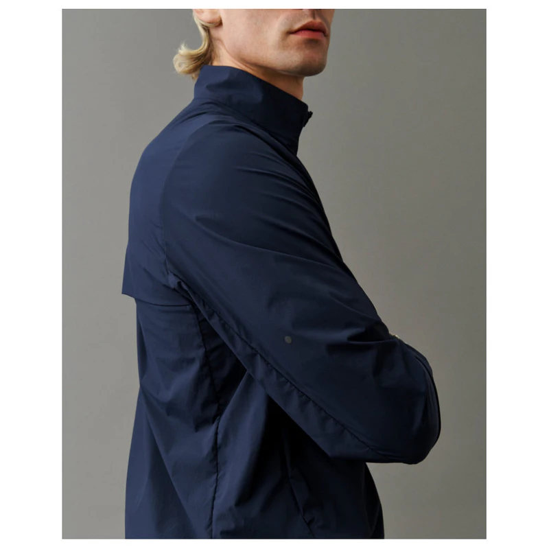 Pas Normal Studios Mens Balance Half Zip Jacket (Navy) | Sportpursuit.