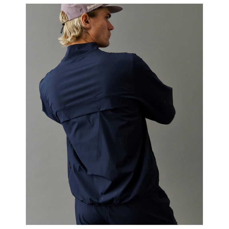 Pas Normal Studios Mens Balance Half Zip Jacket (Navy) | Sportpursuit.