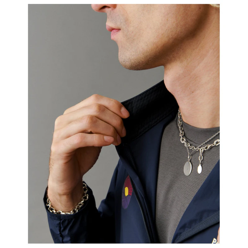 Pas Normal Studios Mens Balance Half Zip Jacket (Navy) | Sportpursuit.