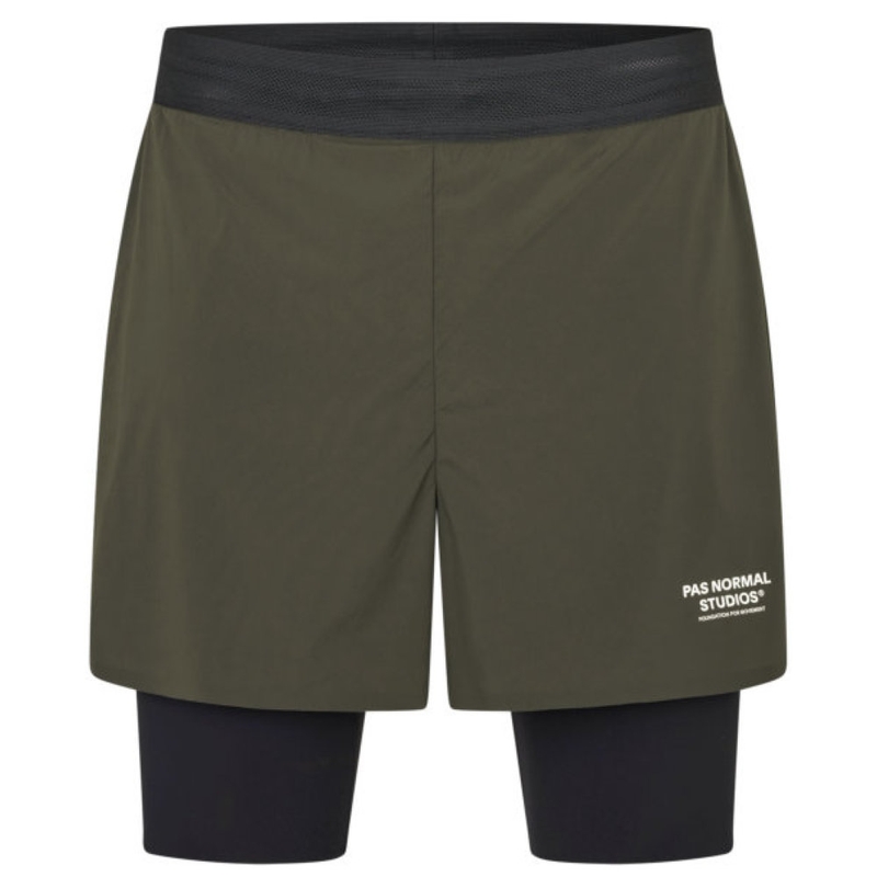 Pas Normal Studios Mens Escapism Light Bib Shorts (Thyme) | Sportpursu