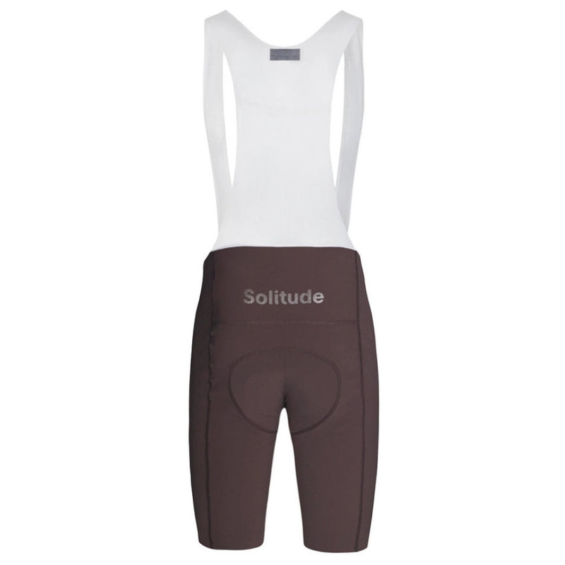 Pas Normal Studios Womens Solitude Bib Shorts (Light Brown) | Sportpur