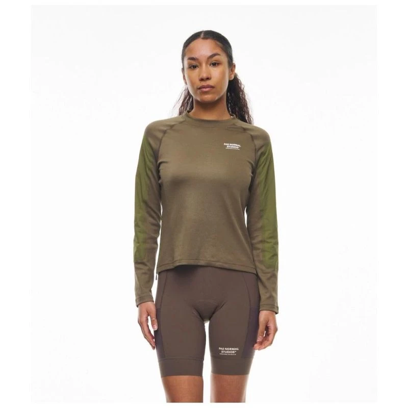 Pas Normal Studios Womens Escapism Technical LS T-Shirt (Earth) | Spor