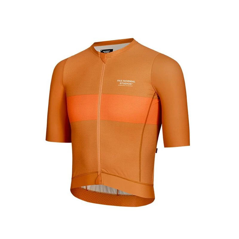 Pas Normal Studios Mens Solitude Jersey (Orange Stripe) | Sportpursuit