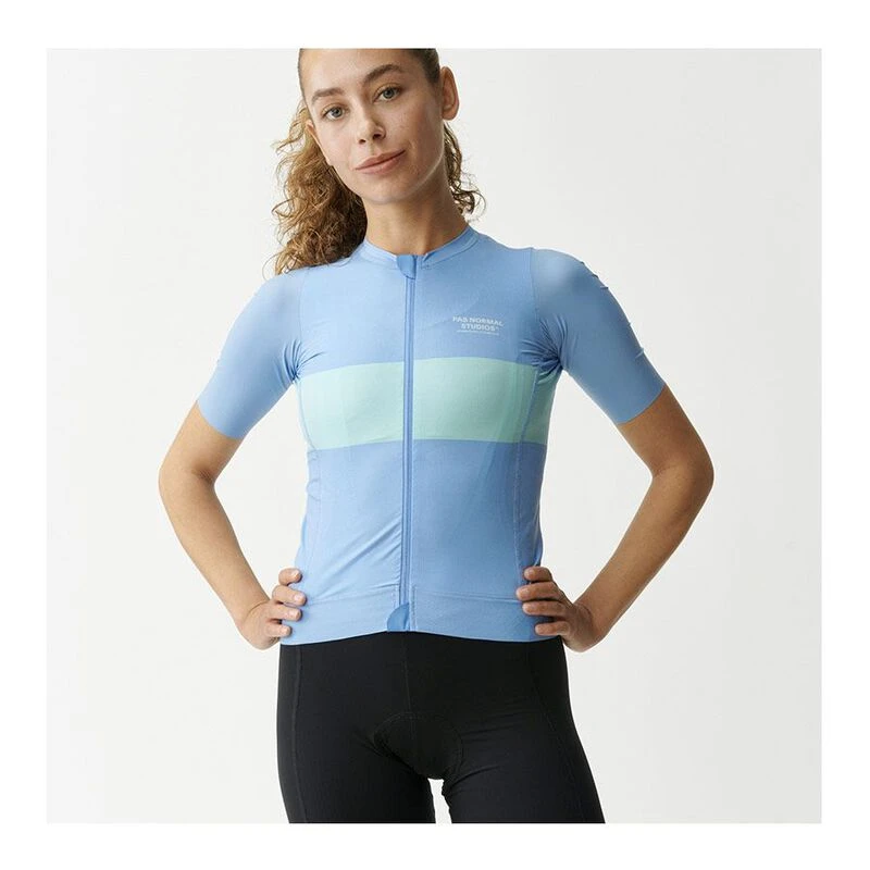 Pas Normal Studios Womens Solitude Jersey (Blue) | Sportpursuit.com