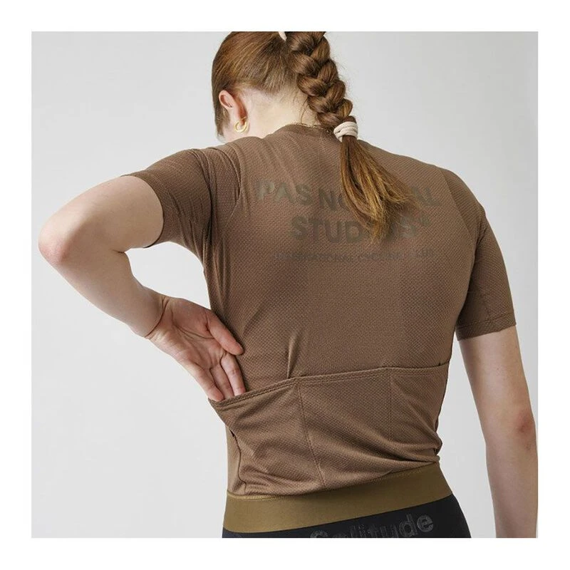 Pas Normal Studios Womens Solitude Jersey (Brown) | Sportpursuit.com