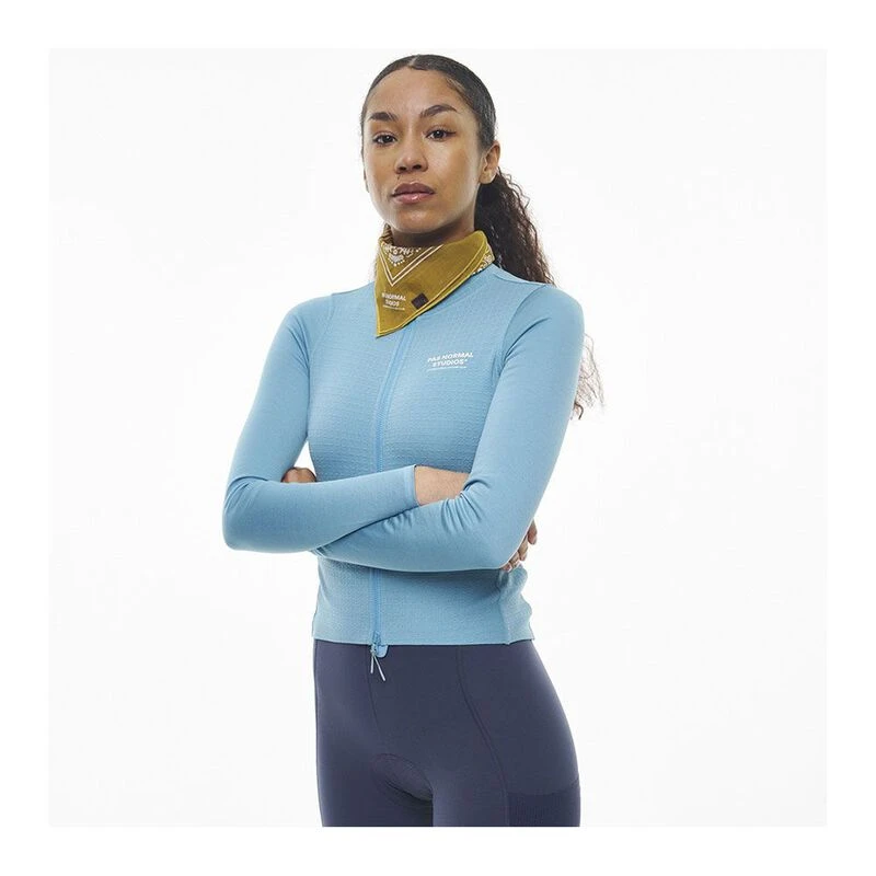 Pas Normal Studios Womens Escapism Wool Long Sleeve Jersey (Sky Blue)