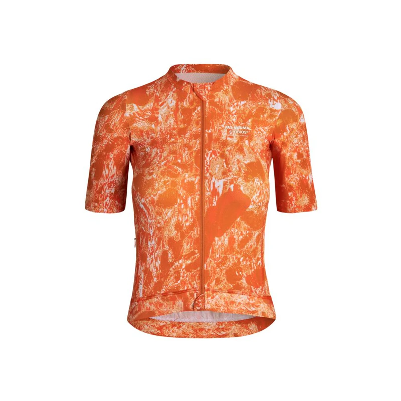 PasNormalStudios Womens Solitude Late Drop Cycling Jersey (Orange) | S
