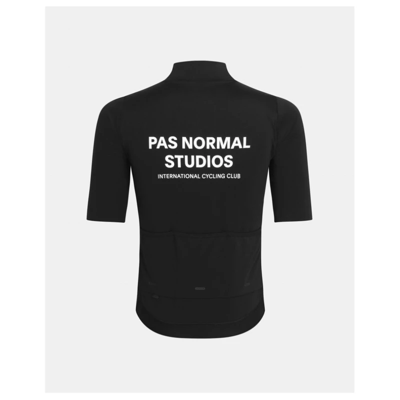 PasNormalStudios Mens Defend SS Cycling Jersey (Black) | Sportpursuit.