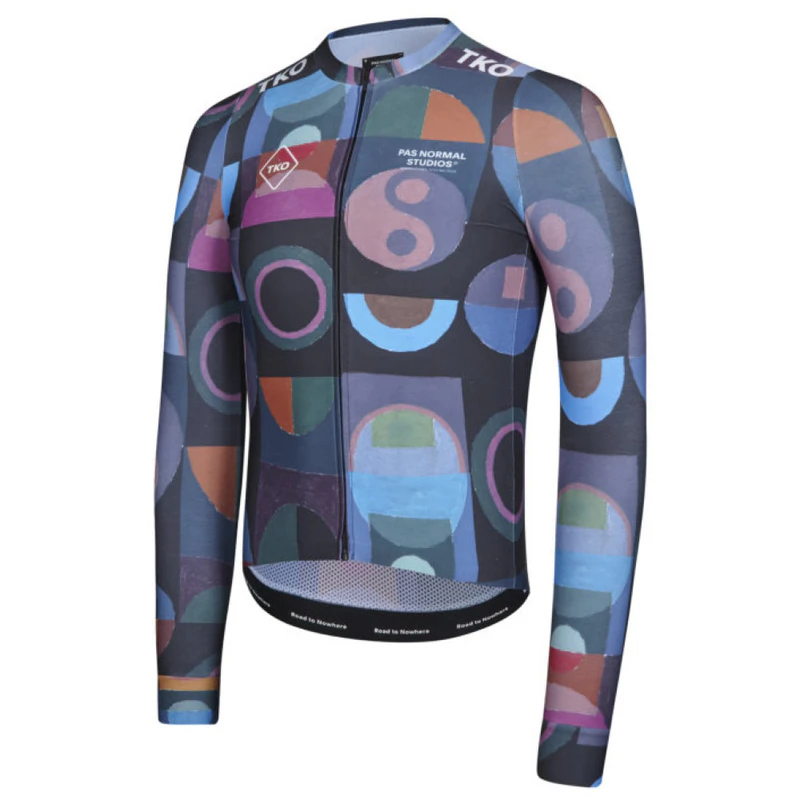 PasNormalStudios Mens T.K.O. Mechanism Long Sleeve Cycling Jersey (Mul