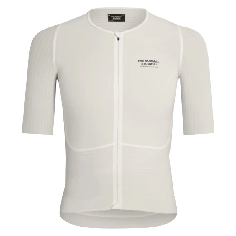 PasNormalStudios Mens Mechanism Pro Cycling Jersey (Off White) | Sport