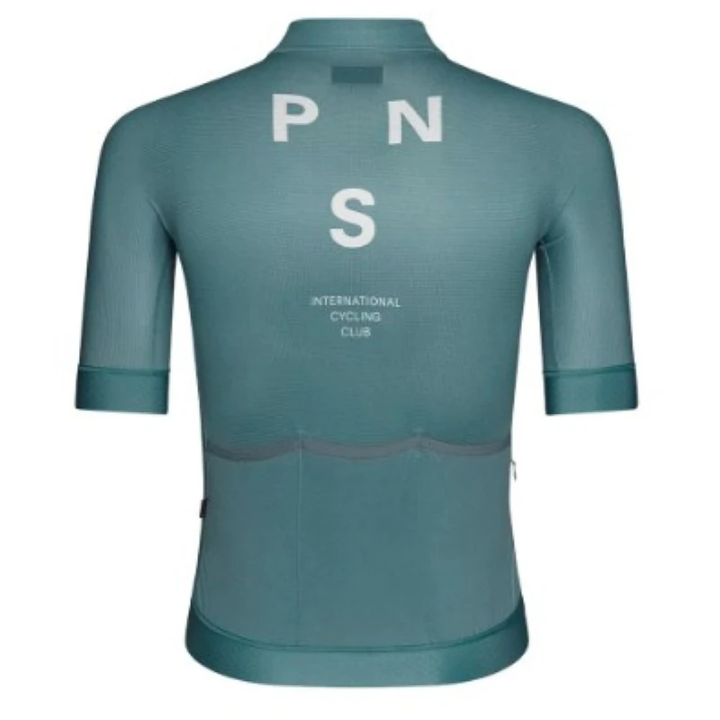 PasNormalStudios Mens Mechanism Cycling Jersey (Dusty Teal) | Sportpur