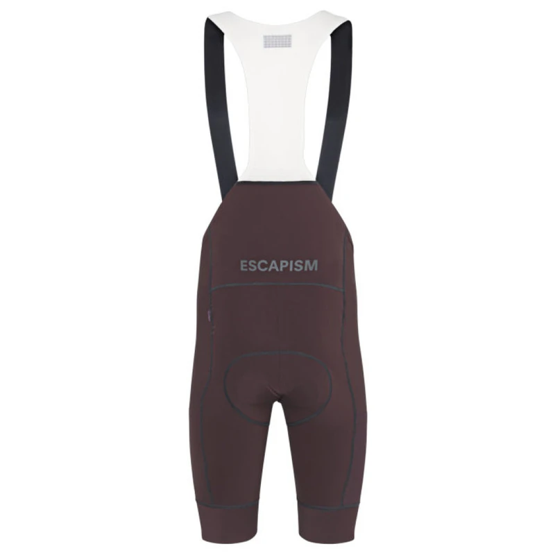 PasNormalStudios Mens Escapism Light Bib Shorts (Dark Red) | Sportpurs