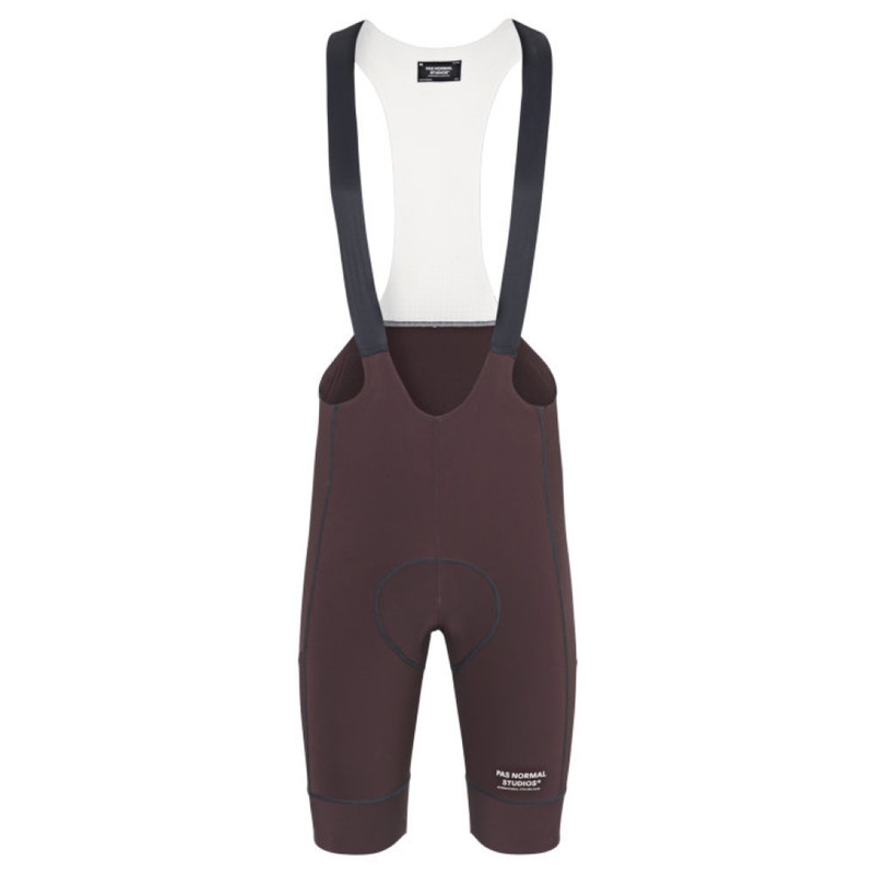 PasNormalStudios Mens Escapism Light Bib Shorts (Dark Red) | Sportpurs