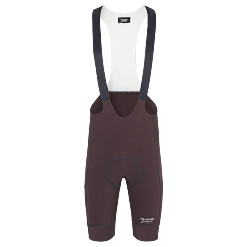 PasNormalStudios Mens Escapism Light Bib Shorts (Dark Red) | Sportpurs