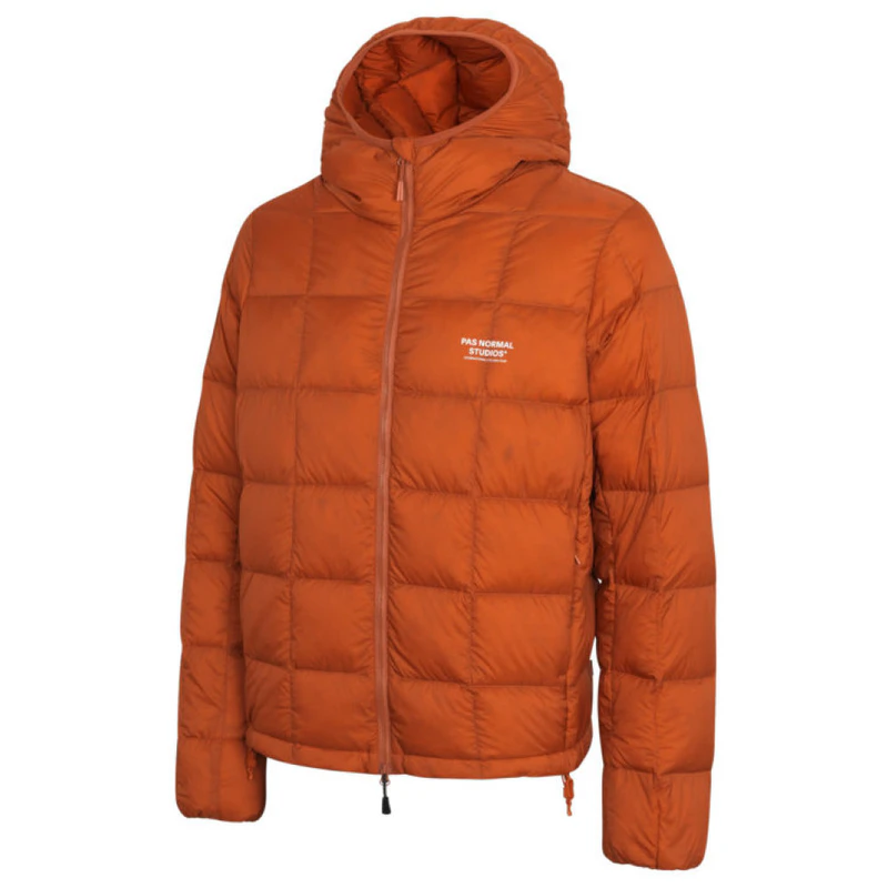 PasNormalStudios Mens Off-Race Down Jacket (Copper Orange) | Sportpurs