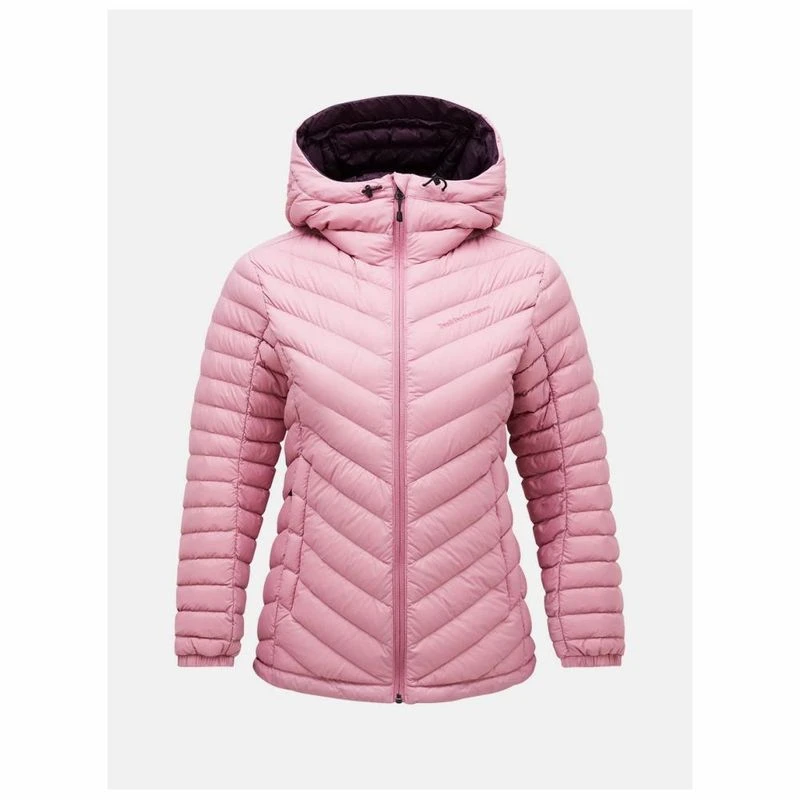 Peak Performance Womens Frost Down Hood Jacket (Bitter Root) | Sportpu