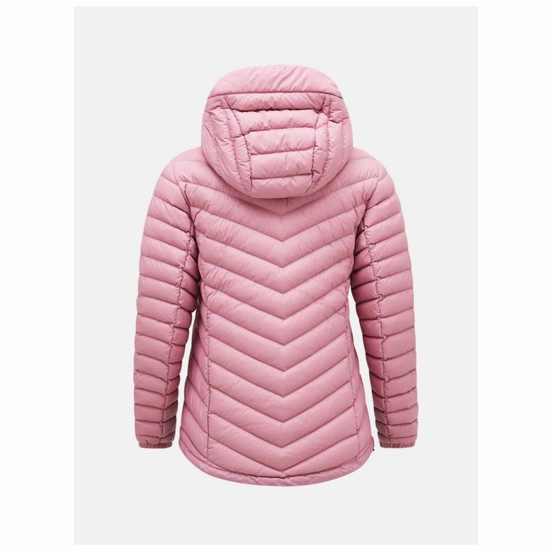 Peak Performance Womens Frost Down Hood Jacket (Bitter Root) | Sportpu