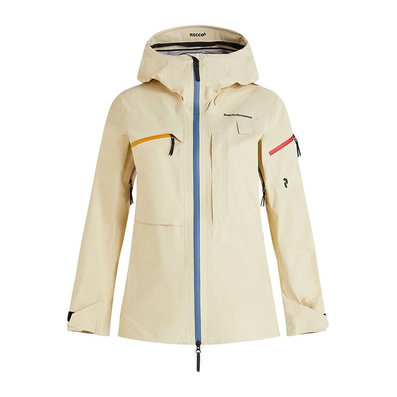 スキー Peak Performance W Alpine Jacket PEAK PERFORMANCE W ALPINE GORE-TEX JACKET AVID BEIGE - Ski jacket