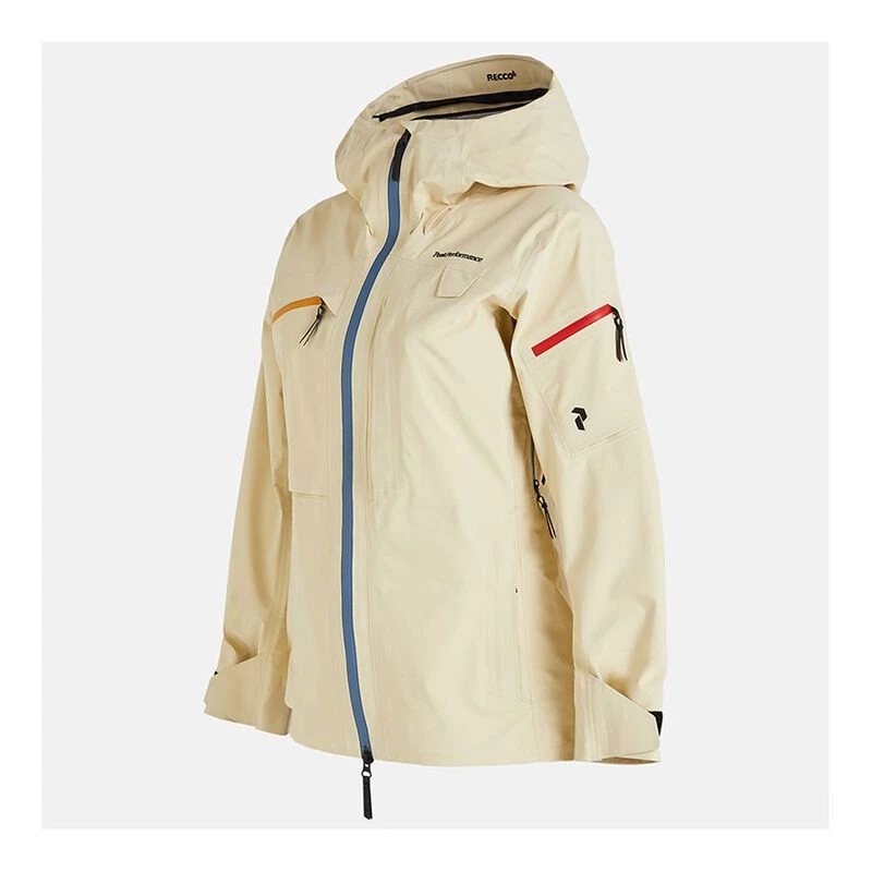 PeakPerformance Womens Alpine Gore-Tex Jacket (White) | Sportpursuit.c
