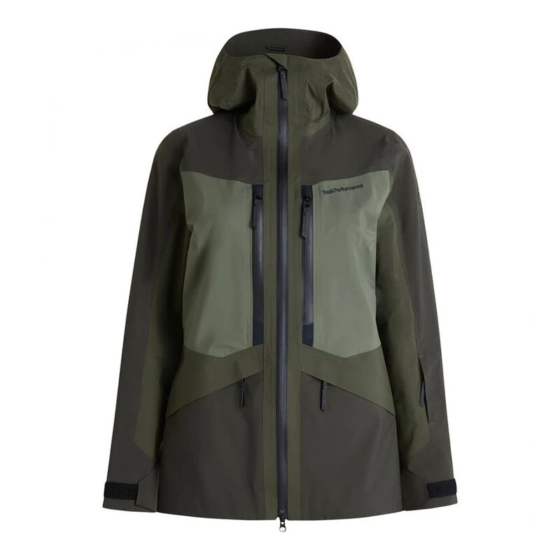 PeakPerformance Womens Gravity GTX Jacket (Green) | Sportpursuit.com