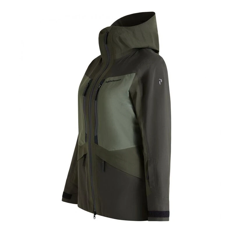 PeakPerformance Womens Gravity GTX Jacket (Green) | Sportpursuit.com
