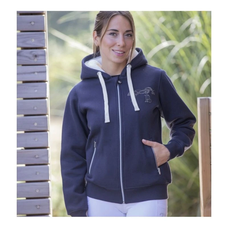 Sweat à capuche Femme Azur - Intemporel