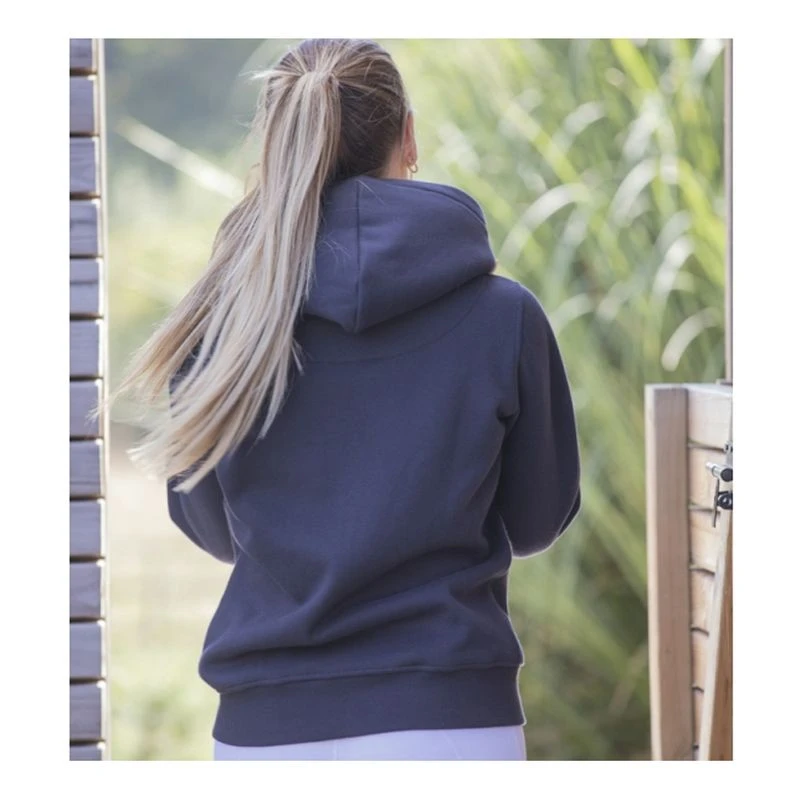 Sweat à Capuche équestre Quur Pour Femme, Bleu Marine, Taille 38 – Très Bon état