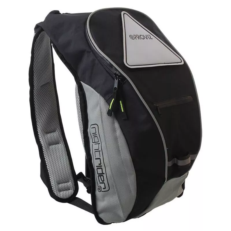 Proviz Nightrider 10L TRIVIZ Compatible Backpack (Black) | Sportpursui
