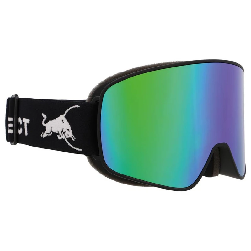 Red Bull SPECT Prime 14 Ski & Snowboarding Goggles (Black/Brown/Green