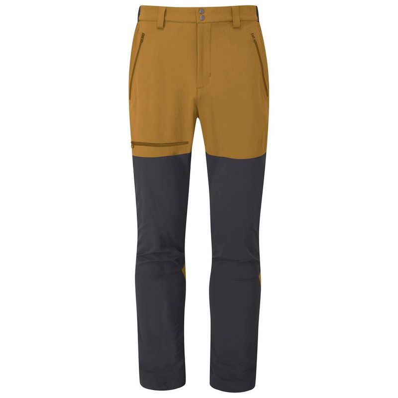 Pantalon Rab Torque Homme Taille M - Jaune/Gris - Randonnée (Occasion Bon état)