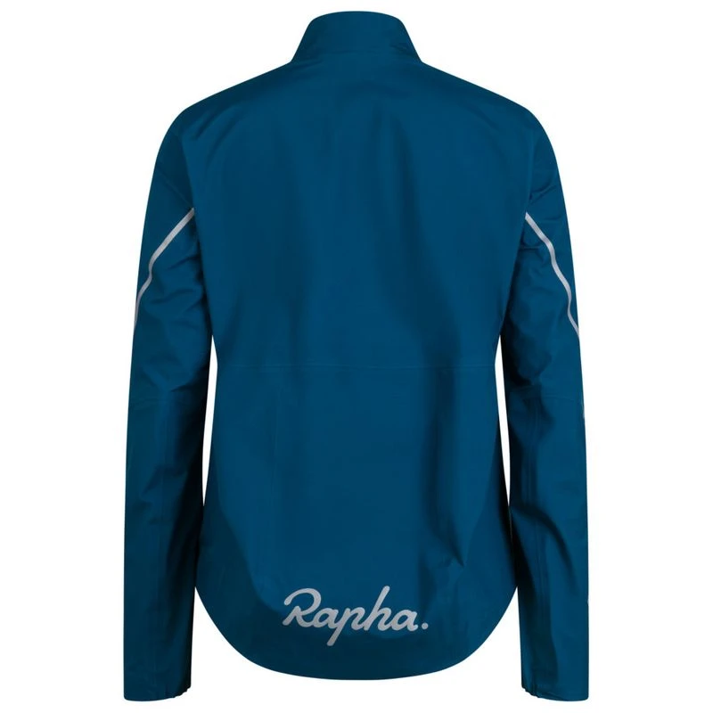 Rapha ジャケット&ビブタイツ Rapha Womens Rapha Gore-Tex Waterproof Jacket (Jewelled Blue/Silver Re