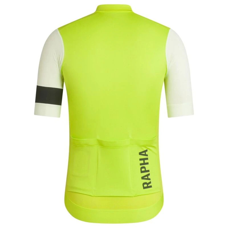 Rapha Mens Pro Team Training Jersey (Lime Green/Light Green) | Sportpu