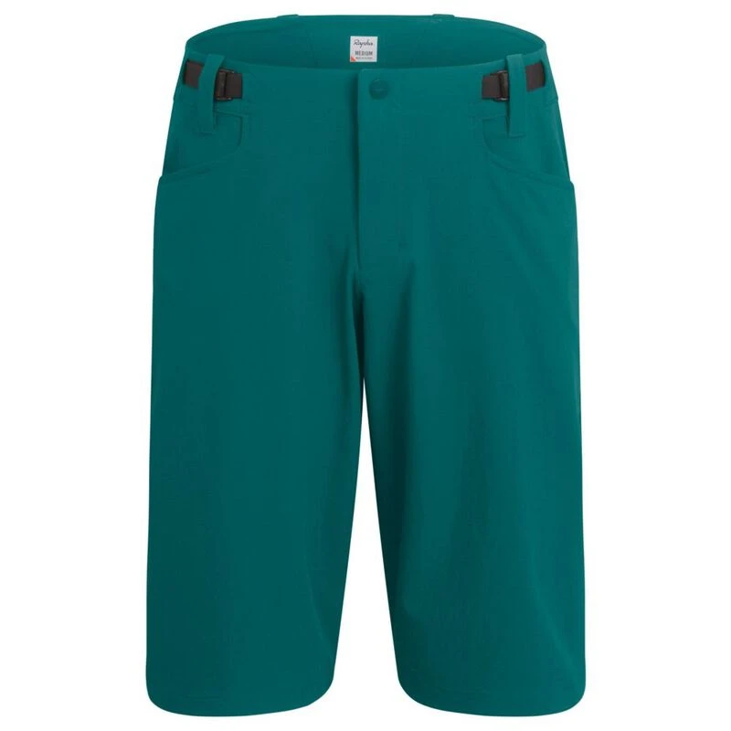 Rapha Mens Trail Shorts (Blue Green/Egg Shell) | Sportpursuit.com