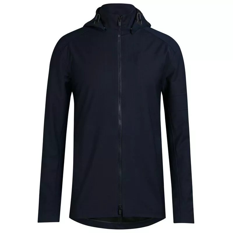 Rapha Mens Hooded Wool Jacket (Dark Navy) | Sportpursuit.com